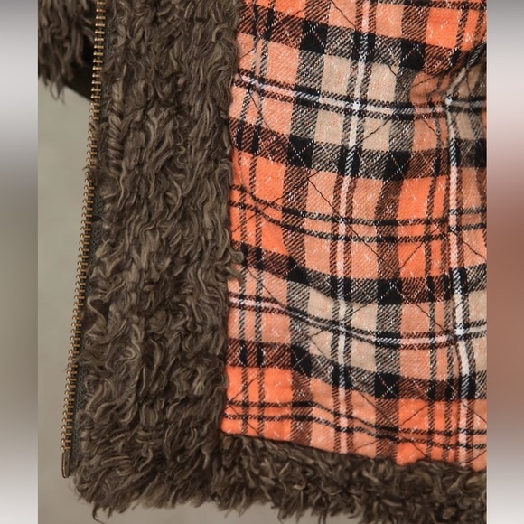 We The Free Woolie Knit Bomber Jacket Olive Green 0 - Picture 4 of 15